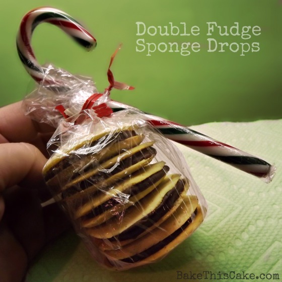 Double Fudge Sponge Drop Cookies recipe from BakeThisCake
