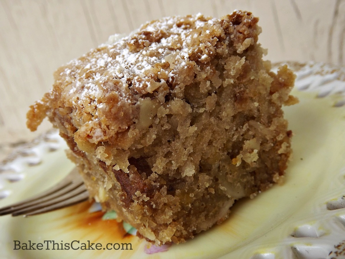 old fashioned wooden spoon apple cake by bakethiscake